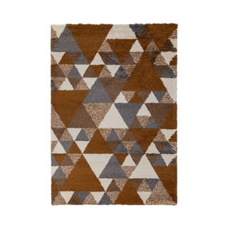 Oranžovo-sivý koberec Flair Rugs Nuru, 120 x 170 cm