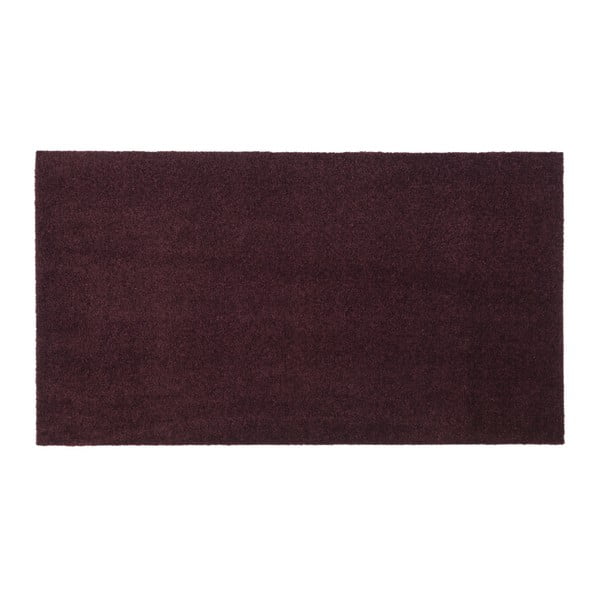 Tmavovínová rohožka Tica copenhagen Unicolor, 60 × 90 cm