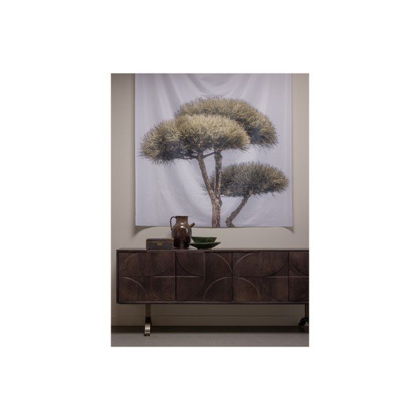 Tmavohnedý TV stolík z mangového dreva 180x70x40 cm Draw – WOOOD-image-1