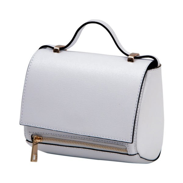 Biela kabelka z pravej kože Andrea Cardone Giosetta