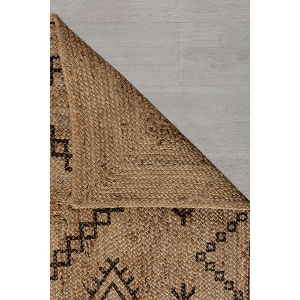 Jutový koberec v prírodnej farbe 120x170 cm Rowen – Flair Rugs-image-3