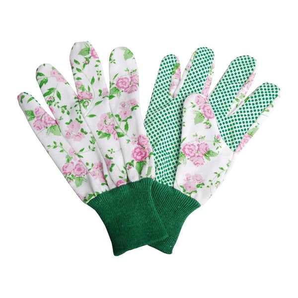 Biele záhradnícke rukavice Esschert Design Plaque