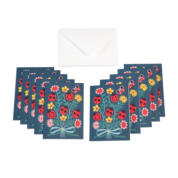 Pohľadnice v súprave 10 ks Ladybird – Rex London-image-1