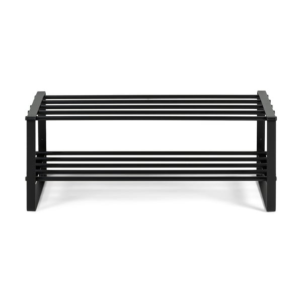 Čierna kovová skrinka na topánky 70x29x27 cm Rex – Spinder Design-image-2