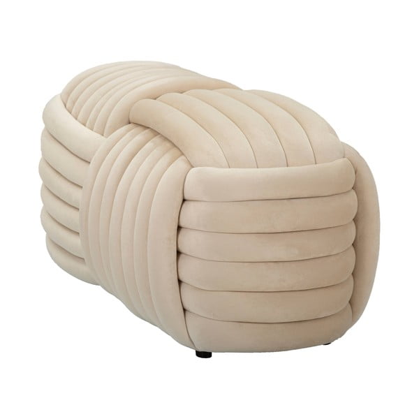 Krémová zamatová lavica Softy – Mauro Ferretti-image-2