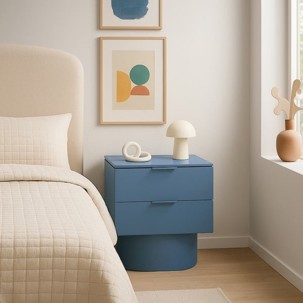 Modrý nočný stolík Totem – Teulat-image-1