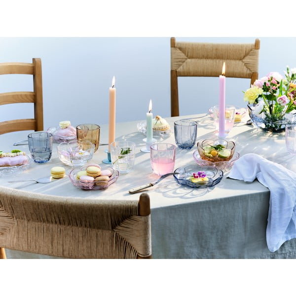 Svetlomodré dezertné sklenené taniere v súprave 2 ks ø 16 cm Lily - Holmegaard-image-3