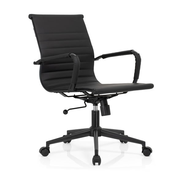 Čierna kancelárska stolička Designo – Furnhouse
