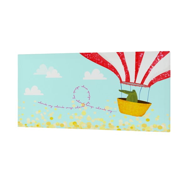 Nástenný obrázok Ballon Ride, 27 × 54 cm