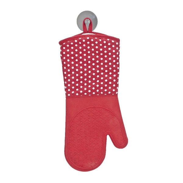 Sada 2 červených silikónových chňapiek Wenko Oven Red-image-2