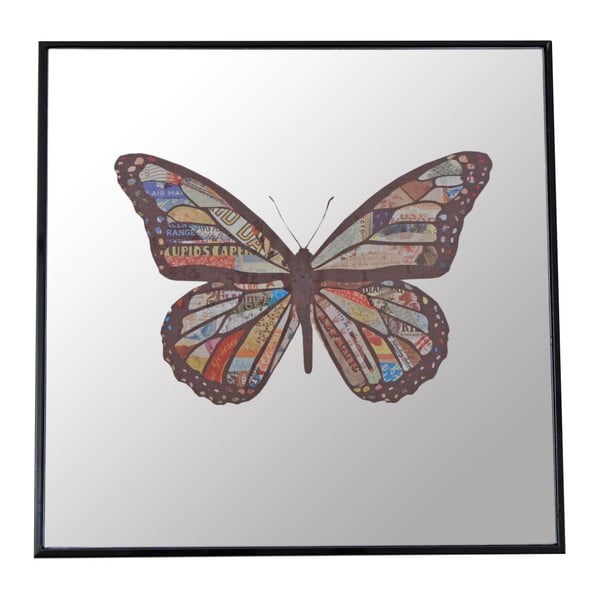 Zrkadlo Ewax Buttlerfly, 30 x 30 cm