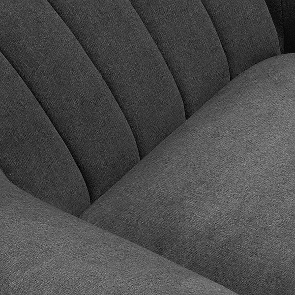 Tmavosivé kreslo Kave Home Off-image-2