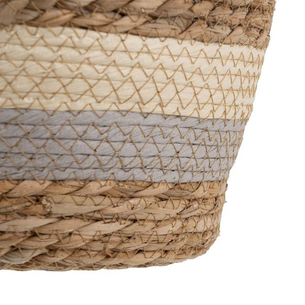 Závesné a nástenné  kvetináče v súprave 3 ks z morskej trávy ø 20 cm – Ixia-image-1