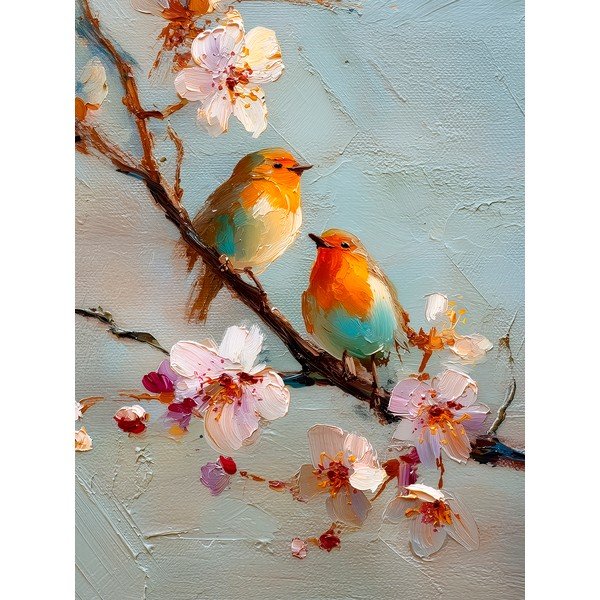 Tlačený obraz s rámom 60x80 cm Robins – Styler