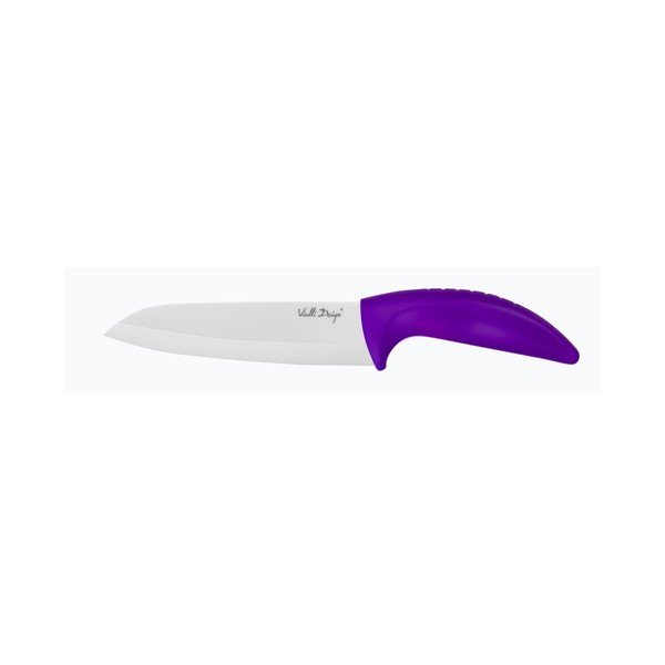 Fialový keramický nôž Chef, 16 cm