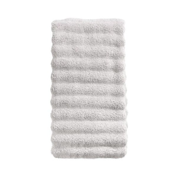 Svetlosivý bavlnený uterák Zone Prime, 50 × 100 cm