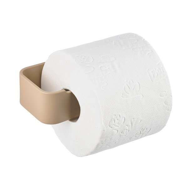 Béžový nástenný kovový držiak na toaletný papier Ume – Zone