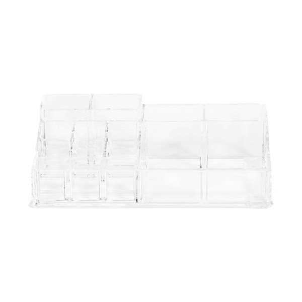 Transparentný úložný organizér na kozmetiku Compactor Marujo-image-2