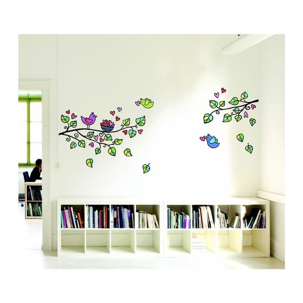 Sada samolepiek Ambiance Birds And Hearts-image-4