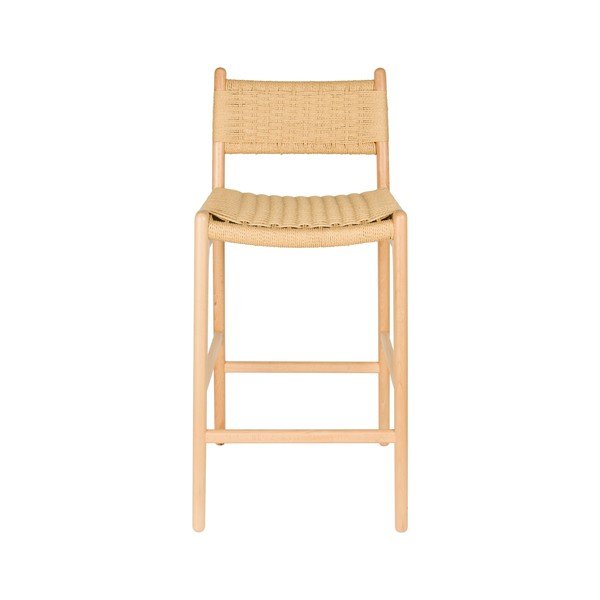 Barová stolička z bukového dreva v svetlo prírodnej farbe (výška sedadla 67,5 cm) Cecile – Dutchbone-image-2