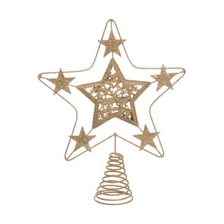 Hviezda na vianočný strom v zlatej farbe Casa Selección Terminal, ø 18 cm