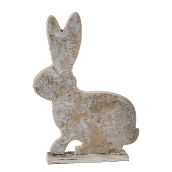 Drevená dekorácia v tvare zajaca Ego Dekor, výška 31 cm