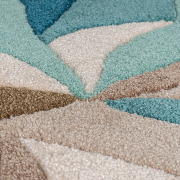 Tyrkysovomodrý koberec 170x120 cm Zest Infinite - Flair Rugs-image-2