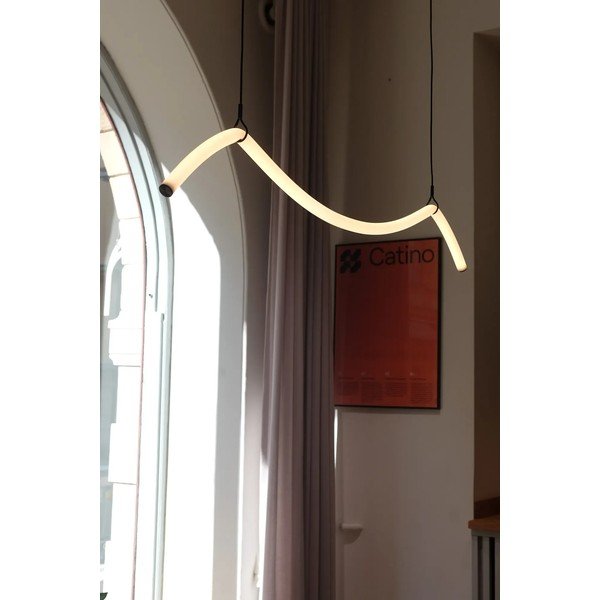 Čierno-biele LED závesné svietidlo Melt – Markslöjd-image-1