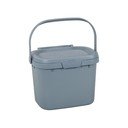 Sivá nádoba na kompostovateľný odpad z recyklovaného plastu Addis Eco Range