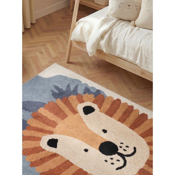 Prateľný/ručne tkaný bavlnený detský koberec 140x200 cm Snuggle Samba – Hanse Home-image-2