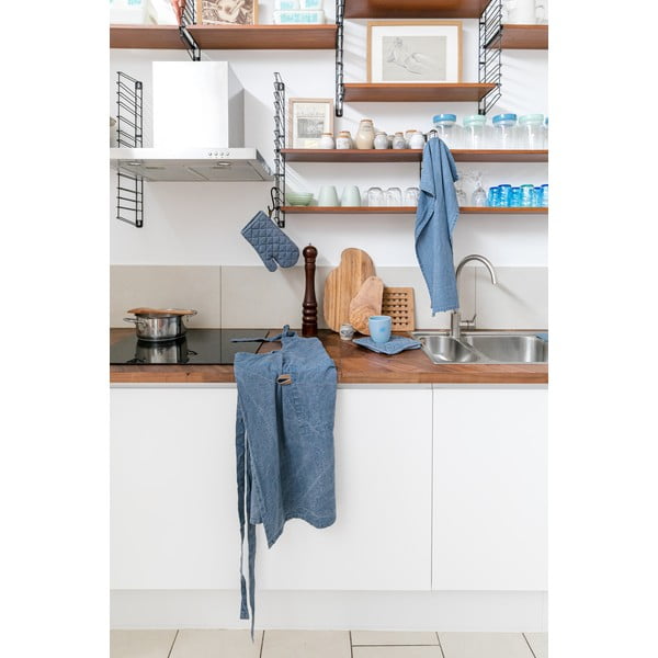 Modrá bavlnená kuchynská chňapka Tiseco Home Studio-image-2