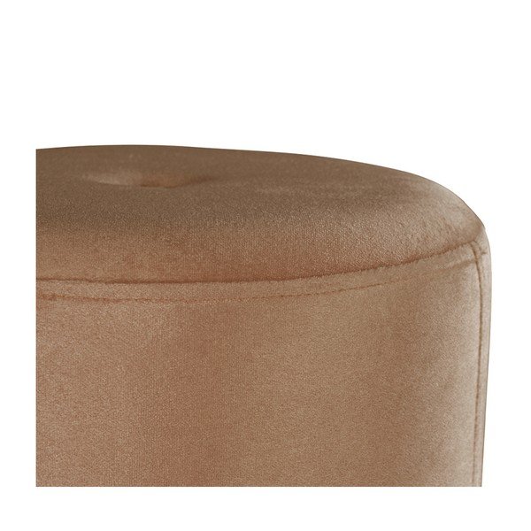 Hnedý puf JohnsonStyle Ellen Magic Velvet, ⌀ 40 cm-image-3