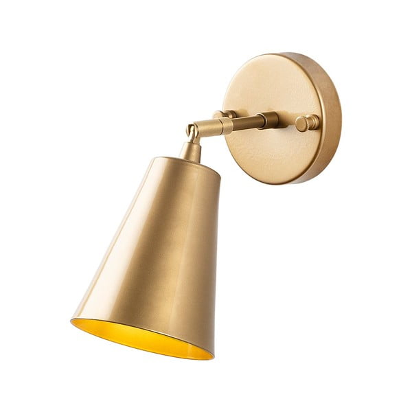 Nástenné svietidlo v zlatej farbe ø 10 cm Evander – Opviq lights