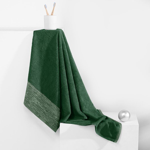 Zelený froté bavlnený uterák 50x90 cm Aria – AmeliaHome-image-2