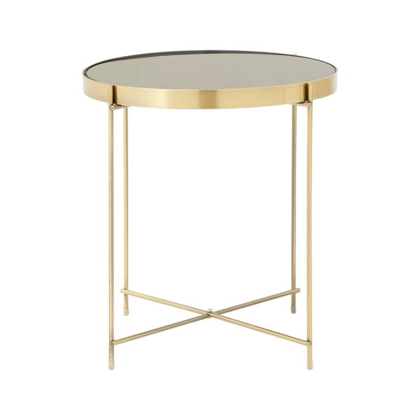 Sklenený okrúhly odkladací stolík ø 43 cm Allure – Premier Housewares