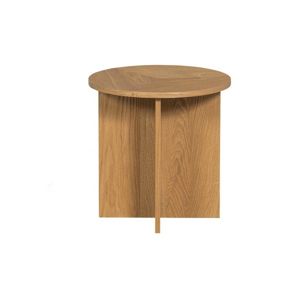 Okrúhle odkladacie stolíky v súprave 2 ks ø 45 cm Lina – WOOOD-image-4