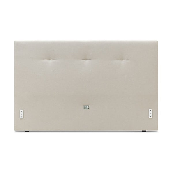 Béžová čalúnená dvojlôžková posteľ s roštom 160x200 cm Tory - Bobochic Paris-image-3