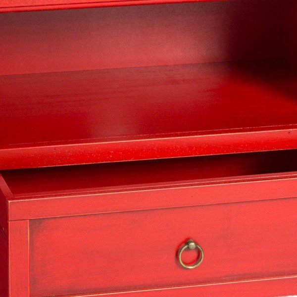 Červený TV stolík Crido Consulting Credenza-image-2