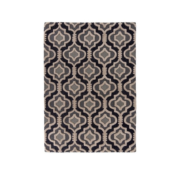 Sivý vlnený koberec 290x200 cm Moorish Amira - Flair Rugs