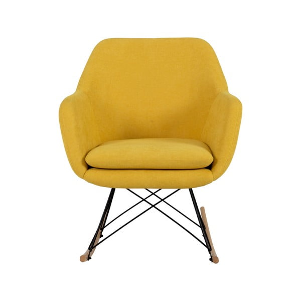 Žlté hojdacie kreslo Tenzo Emma-image-1