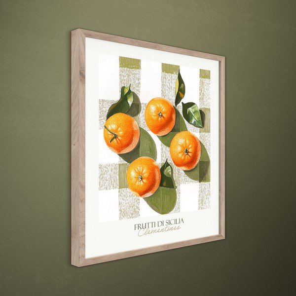Tlačený obraz s rámom 40x50 cm Mandarines  – Styler-image-2