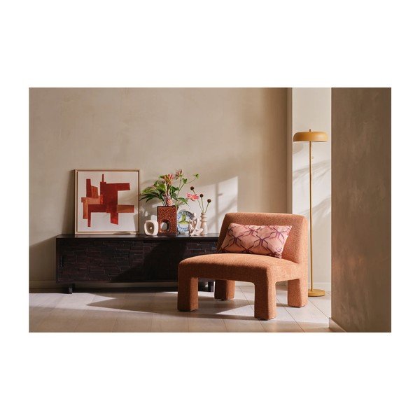 Oranžové kreslo Lavid – WOOOD-image-1