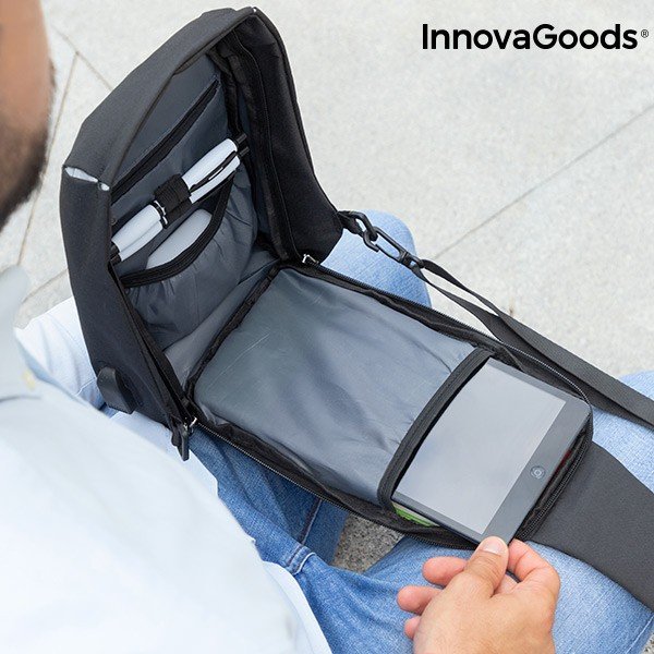 Taška s jedným popruhom proti krádežiam InnovaGoods-image-3
