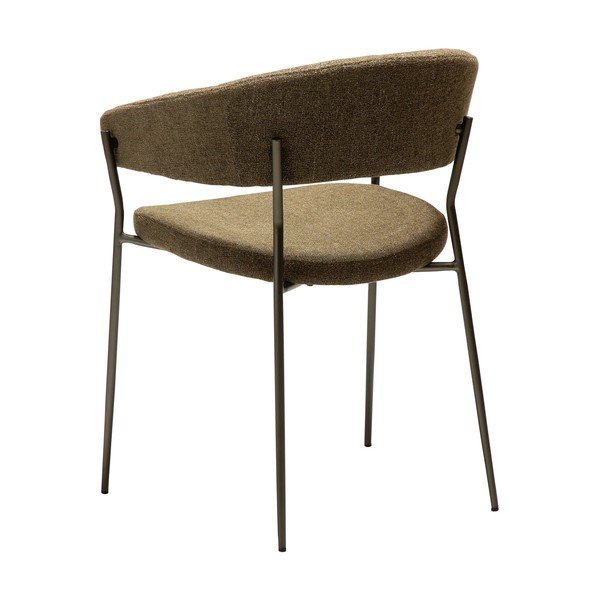 Khaki jedálenská stolička s podrúčkami Reboot – DAN-FORM Denmark-image-4