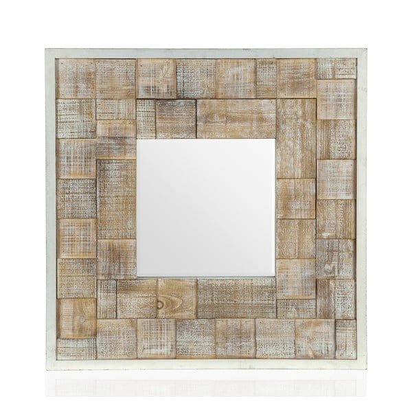 Zrkadlo Patina Checks, 80x80 cm