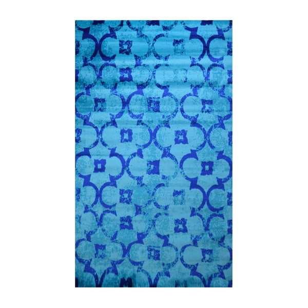 Modrý koberec Webtappeti Castle, 165 x 230 cm