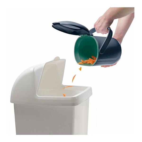Modro-zelená nádoba na kompostovateľný odpad Addis Caddy, 2,5 l-image-3