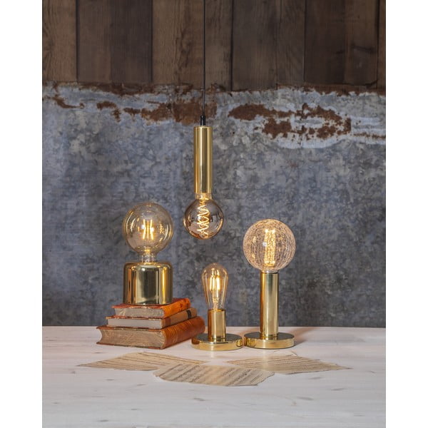 Lampová noha v mosadznej farbe 10 cm Glans – Star Trading-image-4