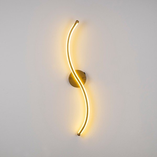 LED nástenné svietidlo v zlatej farbe Yilan – Opviq lights-image-1
