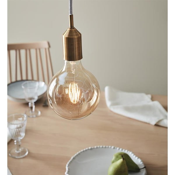 Závesné svietidlo v zlatej farbe Markslöjd Bronx-image-2